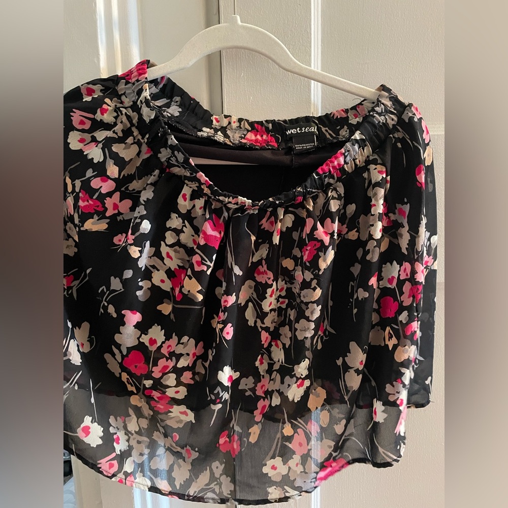 Wet Seal floral skirt